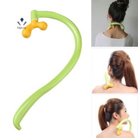 Back Massager Tool Neck Self Muscle Pressure Relieve Stick Manual Massage Point Rod