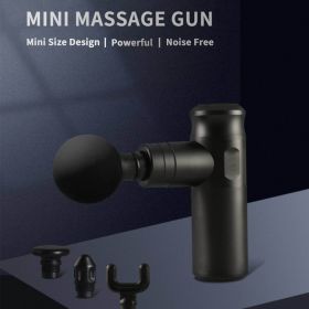 Massage Gun Percussion Deep Tissue Muscle Vibrating Relax Massager with 4-Head