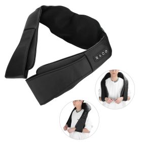 Electric Neck Massager U-Shaped Heating Shiatsu Back Shoulder Massager Relaxation Tool US Plug 100-240V