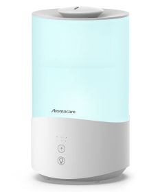 Aromacare Humidifiers for Bedroom, 4L Cool Mist Large Humidifier with Essential Oil Diffuser, Ultrasonic Top Fill Air Humidifier for Baby Home, Sleep