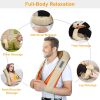 Neck Shoulder Massager Electric Back Massage Cape with Heat Deep Tissue 3D Kneading Massage