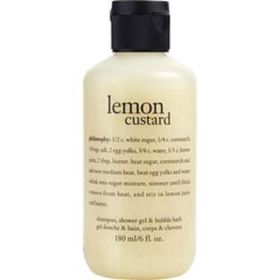 Philosophy By Philosophy Lemon Custard Shampoo, Shower Gel & Bubble Bath --6 Oz For Women