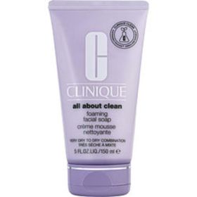 Clinique By Clinique All About Clean Foaming Facial Soap ( Very Dry To Dry Combination ) --150ml/5oz For Women