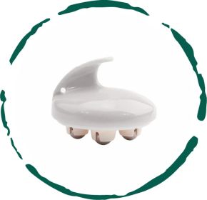 Rolling Body Massager (Color: White)